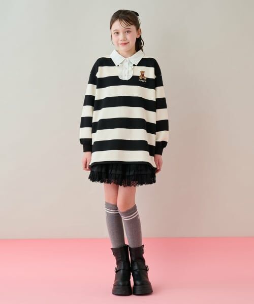 mezzo piano junior / メゾピアノジュニア ミニ・ひざ丈スカート | レースティアードスカート | 詳細18