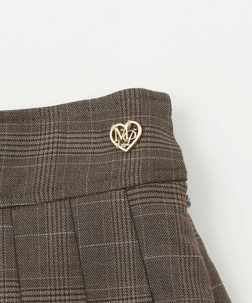 mezzo piano junior / メゾピアノジュニア ショート・ハーフ・半端丈パンツ | トリムレース2段プリーツスカパン | 詳細4
