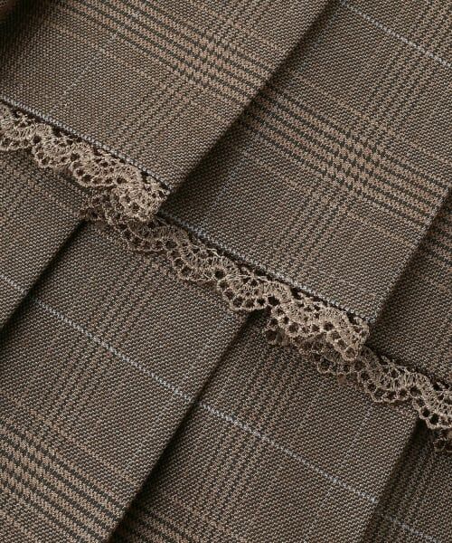 mezzo piano junior / メゾピアノジュニア ショート・ハーフ・半端丈パンツ | トリムレース2段プリーツスカパン | 詳細9