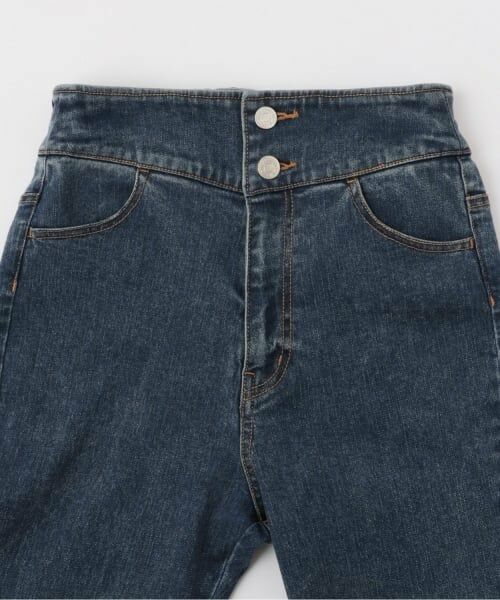 mezzo piano junior / メゾピアノジュニア その他パンツ | ハイウエスト美脚フレアデニム | 詳細3