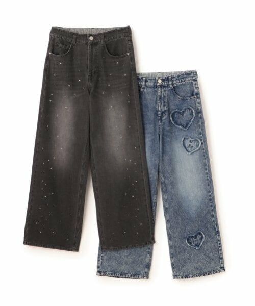 mezzo piano junior / メゾピアノジュニア その他パンツ | ウエスト細見えアソートデザインデニムパンツ | 詳細10