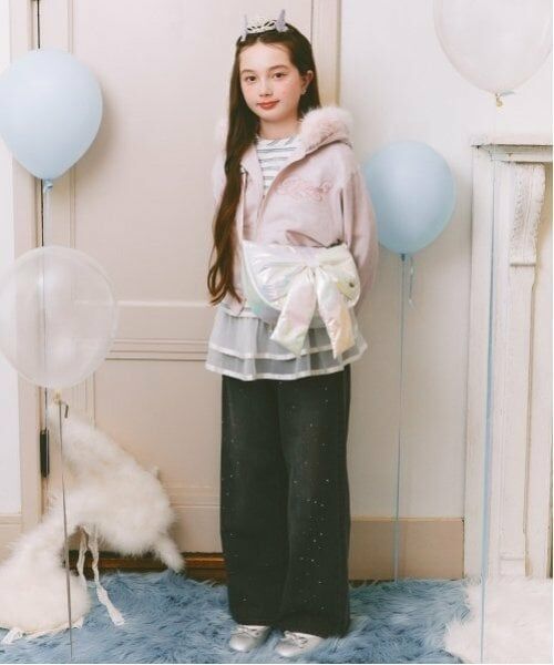 mezzo piano junior / メゾピアノジュニア その他パンツ | ウエスト細見えアソートデザインデニムパンツ | 詳細18