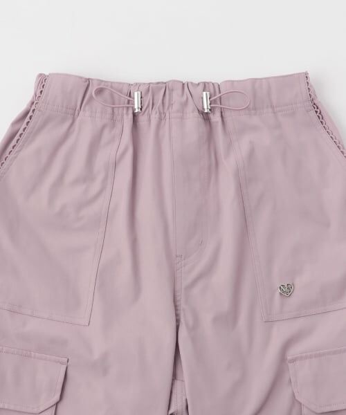 mezzo piano junior / メゾピアノジュニア その他パンツ | 【吸水速乾】レースアップリボンポケットカーゴパンツ | 詳細2