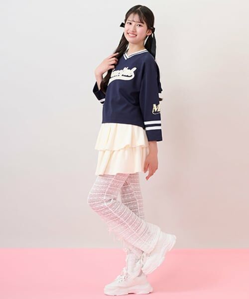 mezzo piano junior / メゾピアノジュニア その他パンツ | ティアードスカート＆レースパンツセット | 詳細11