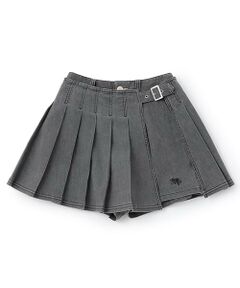 mezzo piano junior / メゾピアノジュニア ショート・ハーフ・半端丈パンツ | ラッププリーツショートパンツ（2WAY)