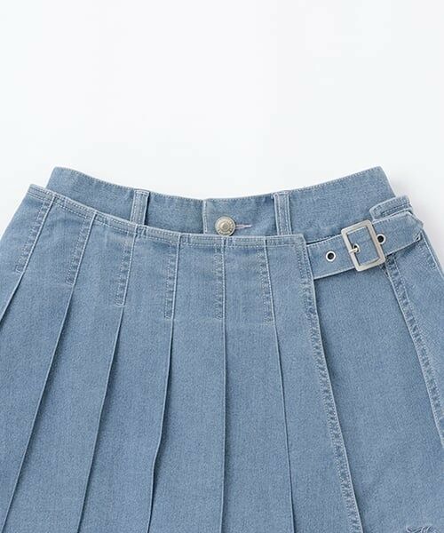 mezzo piano junior / メゾピアノジュニア ショート・ハーフ・半端丈パンツ | ラッププリーツショートパンツ（2WAY) | 詳細3