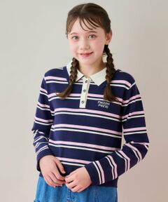 mezzo piano junior / メゾピアノジュニア ニット・セーター | ボーダーポロニット