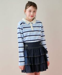 mezzo piano junior / メゾピアノジュニア ニット・セーター | ボーダーポロニット