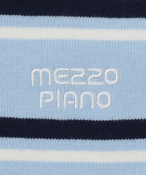 mezzo piano junior / メゾピアノジュニア ニット・セーター | ボーダーポロニット | 詳細3