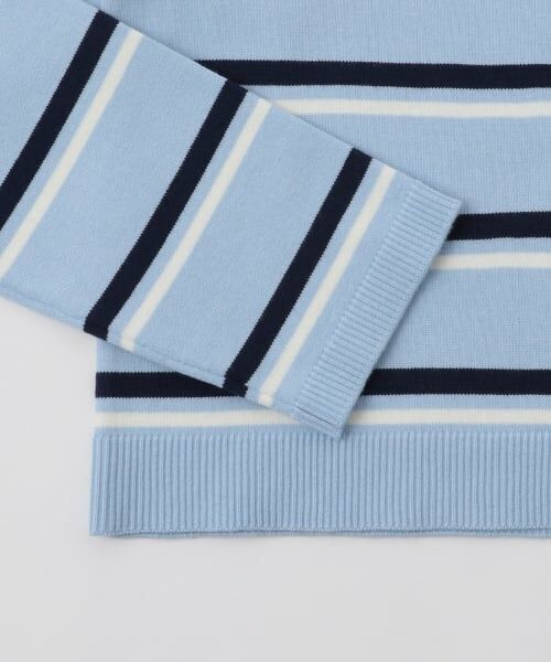 mezzo piano junior / メゾピアノジュニア ニット・セーター | ボーダーポロニット | 詳細4