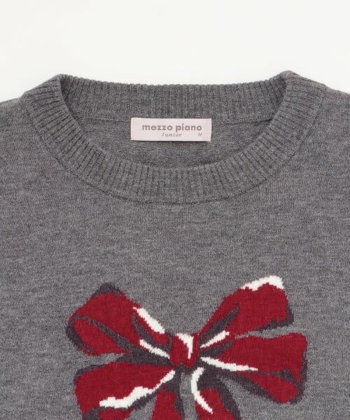 mezzo piano junior / メゾピアノジュニア ニット・セーター | ゆったりリボンニット | 詳細2