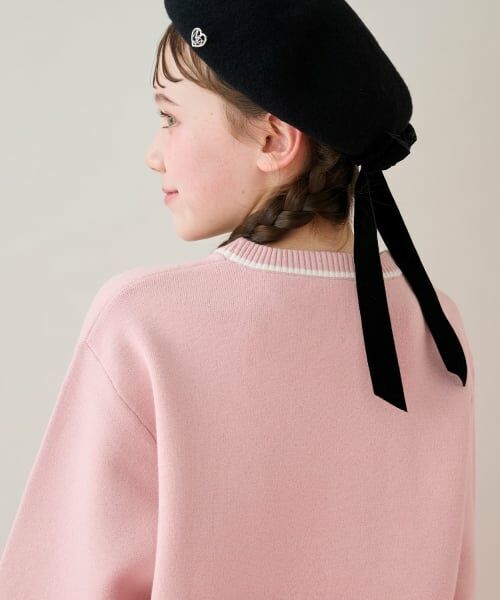 mezzo piano junior / メゾピアノジュニア ニット・セーター | ロゴジャカードニット | 詳細10