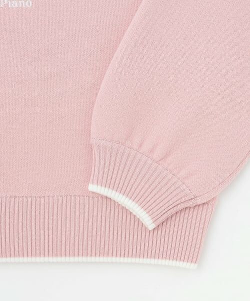 mezzo piano junior / メゾピアノジュニア ニット・セーター | ロゴジャカードニット | 詳細4