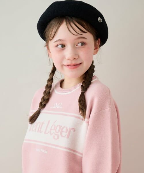 mezzo piano junior / メゾピアノジュニア ニット・セーター | ロゴジャカードニット | 詳細9