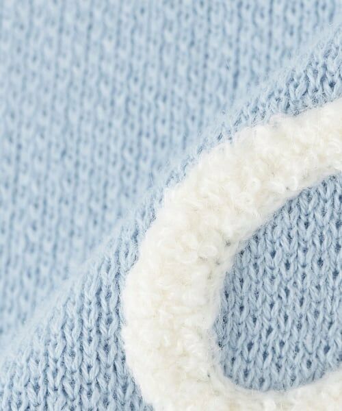 mezzo piano junior / メゾピアノジュニア ニット・セーター | ロゴさがら刺しゅうニット | 詳細6