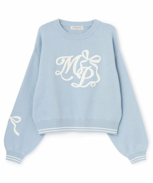 mezzo piano junior / メゾピアノジュニア ニット・セーター | ロゴさがら刺しゅうニット | 詳細8