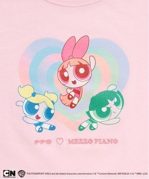 mezzo piano junior / メゾピアノジュニア Tシャツ | 【The Powerpuff Girls】　袖リボンTシャツ | 詳細3