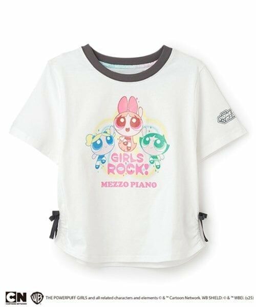 mezzo piano junior / メゾピアノジュニア Tシャツ | 【The Powerpuff Girls】　リンガーTシャツ | 詳細1