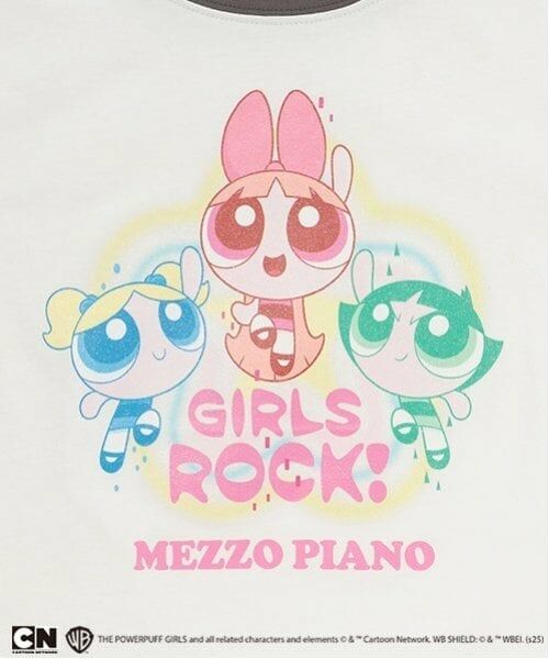 mezzo piano junior / メゾピアノジュニア Tシャツ | 【The Powerpuff Girls】　リンガーTシャツ | 詳細3