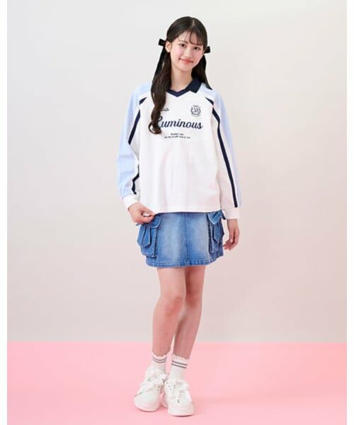 mezzo piano junior / メゾピアノジュニア Tシャツ | 衿つきゲームTシャツ | 詳細12