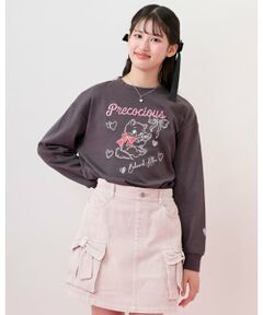 mezzo piano junior / メゾピアノジュニア Tシャツ | Kitten＆Ribbon 長袖Tシャツ