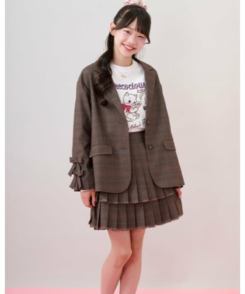 mezzo piano junior / メゾピアノジュニア Tシャツ | Kitten＆Ribbon 長袖Tシャツ | 詳細17