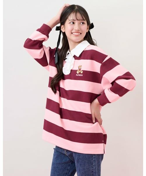 mezzo piano junior / メゾピアノジュニア Tシャツ | ラガーシャツ | 詳細12