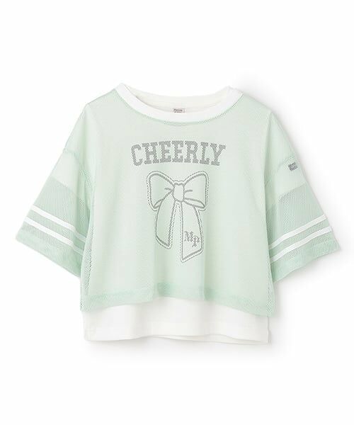 mezzo piano junior / メゾピアノジュニア Tシャツ | リボンメッシュTシャツセット | 詳細14