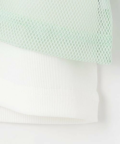 mezzo piano junior / メゾピアノジュニア Tシャツ | リボンメッシュTシャツセット | 詳細5