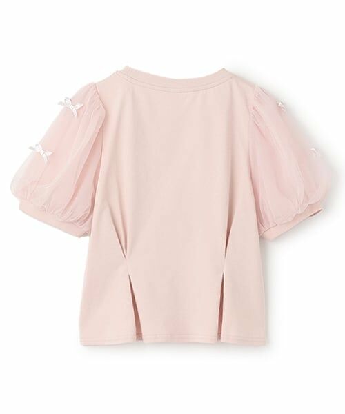 mezzo piano junior / メゾピアノジュニア Tシャツ | 【接触冷感】袖異素材タックTシャツ | 詳細1