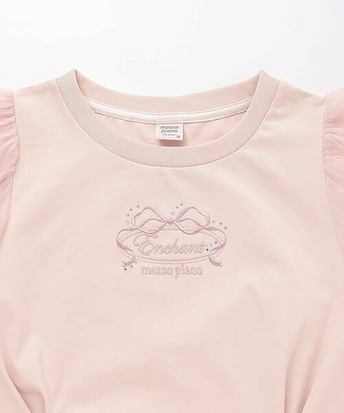 mezzo piano junior / メゾピアノジュニア Tシャツ | 【接触冷感】袖異素材タックTシャツ | 詳細2