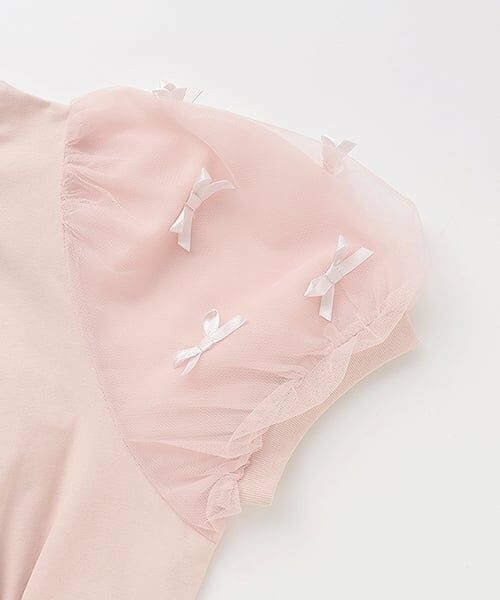 mezzo piano junior / メゾピアノジュニア Tシャツ | 【接触冷感】袖異素材タックTシャツ | 詳細5