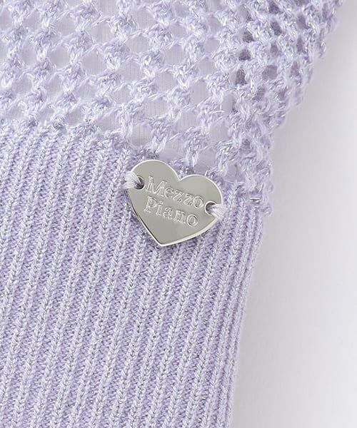 mezzo piano junior / メゾピアノジュニア ニット・セーター | 【接触冷感】ラメメッシュニット＆ペプラムTシャツセット | 詳細6