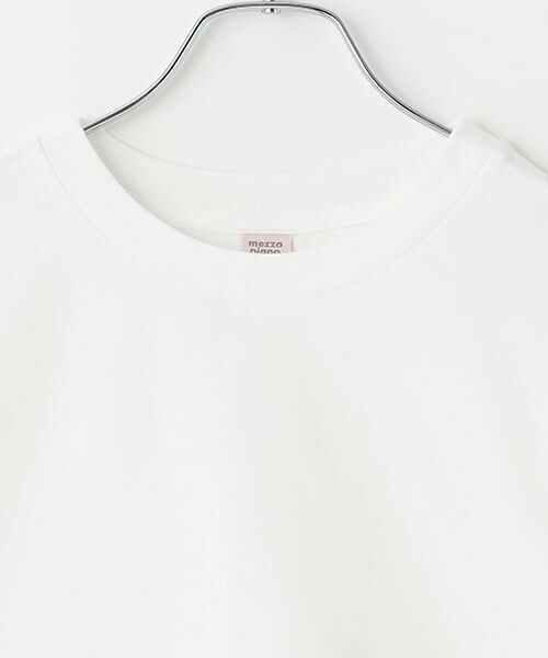 mezzo piano junior / メゾピアノジュニア ニット・セーター | 【接触冷感】ラメメッシュニット＆ペプラムTシャツセット | 詳細8