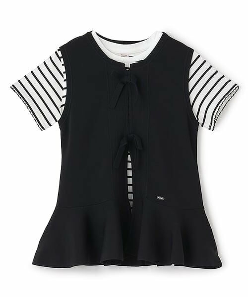 mezzo piano junior / メゾピアノジュニア Tシャツ | 薄手ニットベスト＆Tシャツセット | 詳細13
