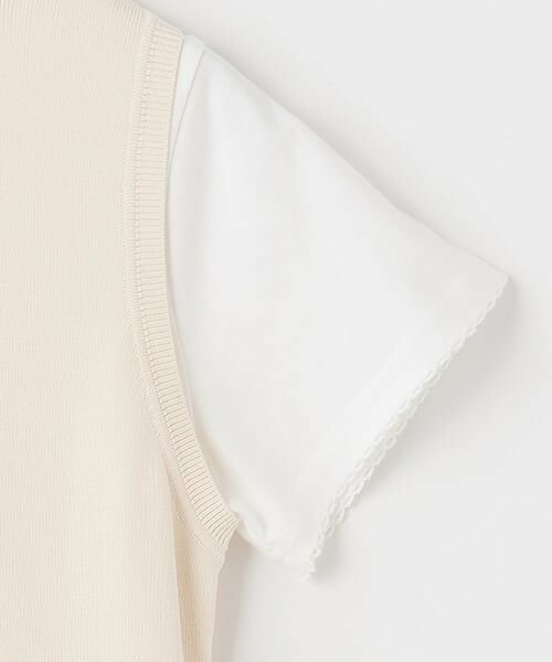 mezzo piano junior / メゾピアノジュニア Tシャツ | 薄手ニットベスト＆Tシャツセット | 詳細4