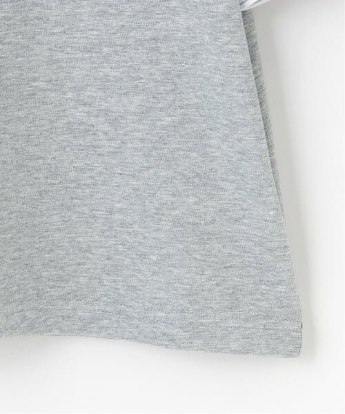 mezzo piano junior / メゾピアノジュニア Tシャツ | 袖リボン布帛ドッキングTシャツ | 詳細10