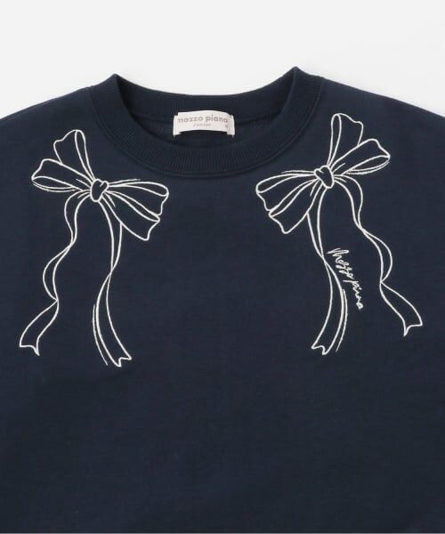 mezzo piano junior / メゾピアノジュニア スウェット | レースレイヤードトレーナー | 詳細4