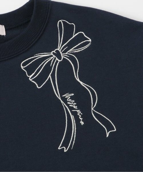 mezzo piano junior / メゾピアノジュニア スウェット | レースレイヤードトレーナー | 詳細5