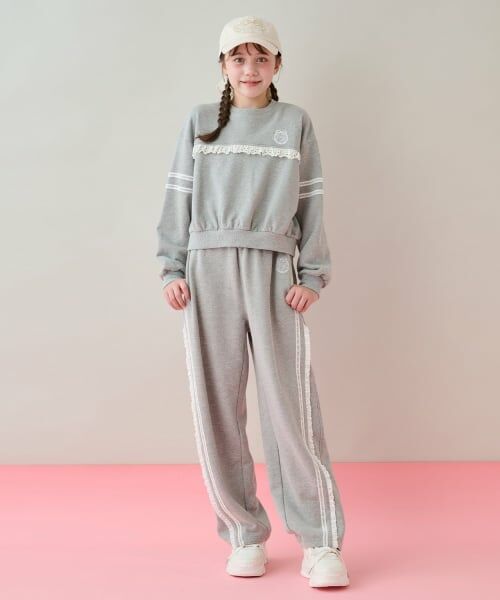 mezzo piano junior / メゾピアノジュニア スウェット | レースライントレーナー | 詳細14