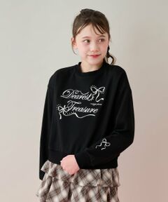 mezzo piano junior / メゾピアノジュニア スウェット | リボンロゴトレーナー