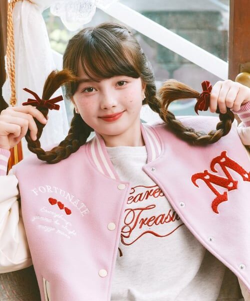 mezzo piano junior / メゾピアノジュニア スウェット | リボンロゴトレーナー | 詳細11