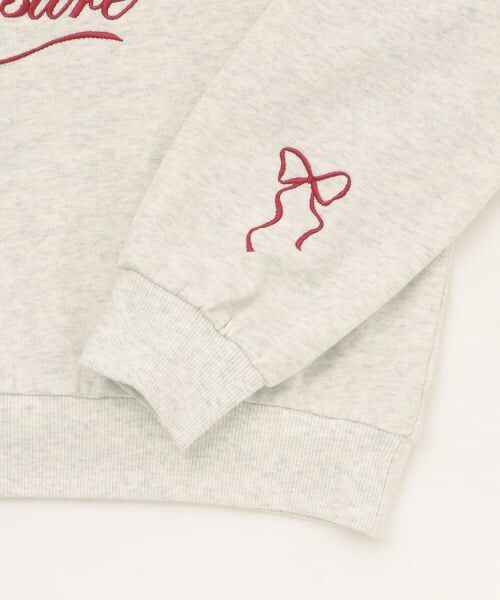 mezzo piano junior / メゾピアノジュニア スウェット | リボンロゴトレーナー | 詳細5