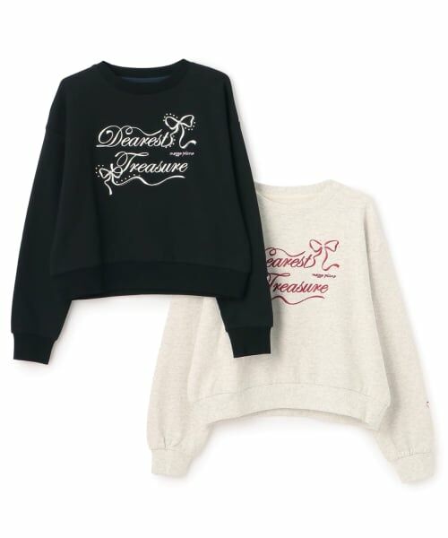 mezzo piano junior / メゾピアノジュニア スウェット | リボンロゴトレーナー | 詳細8