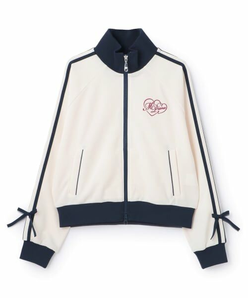 mezzo piano junior / メゾピアノジュニア ブルゾン | 袖リボン配色トラックジャケット | 詳細8