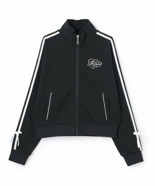 mezzo piano junior / メゾピアノジュニア ブルゾン | 袖リボン配色トラックジャケット | 詳細9