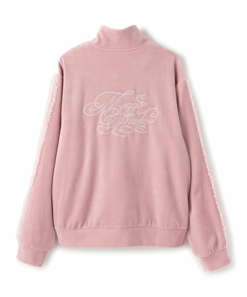 mezzo piano junior / メゾピアノジュニア カーディガン・ボレロ | チュールフリルベロアジャケット | 詳細1