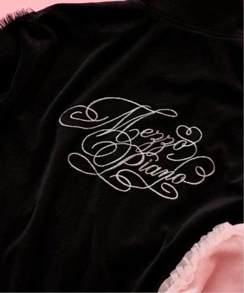 mezzo piano junior / メゾピアノジュニア カーディガン・ボレロ | チュールフリルベロアジャケット | 詳細11