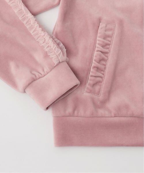 mezzo piano junior / メゾピアノジュニア カーディガン・ボレロ | チュールフリルベロアジャケット | 詳細4