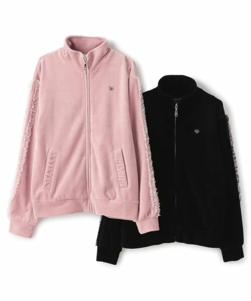 mezzo piano junior / メゾピアノジュニア カーディガン・ボレロ | チュールフリルベロアジャケット | 詳細8